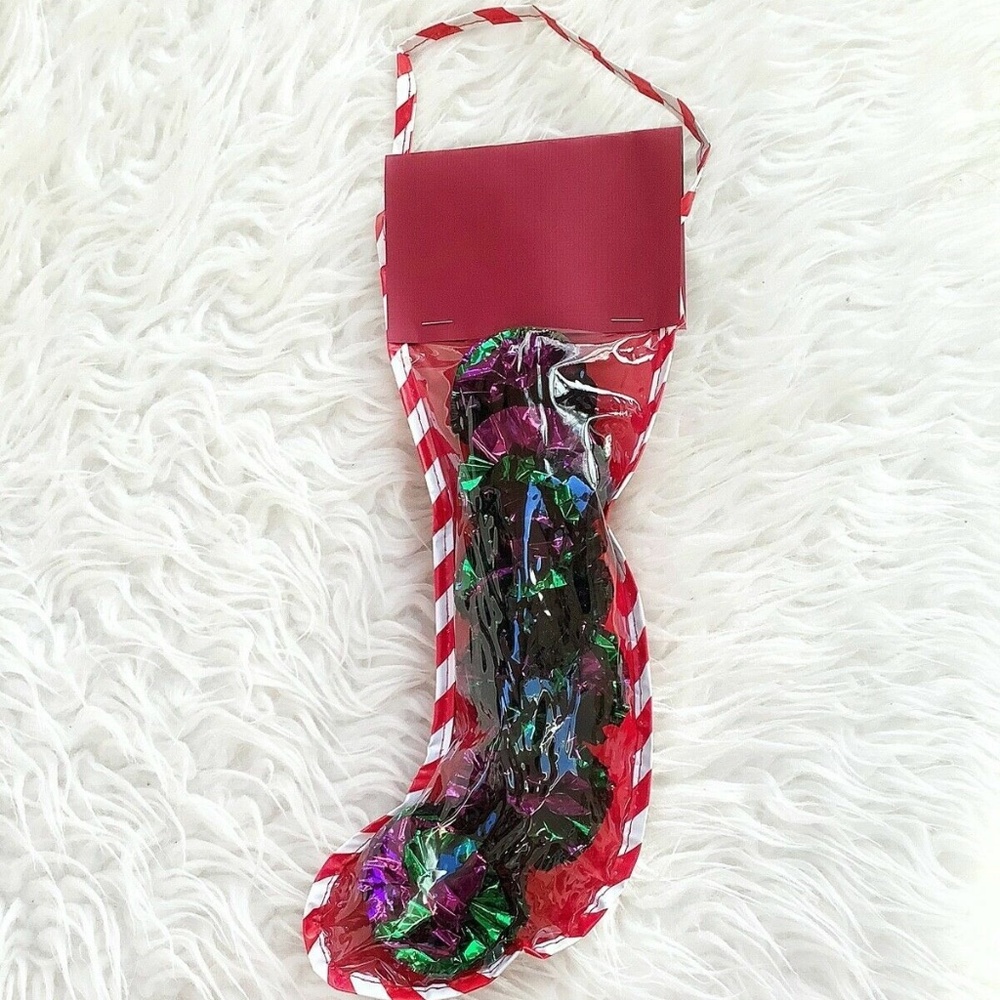 Xpet Holiday Stocking Mylar Crinkle Ball Large 3 inch Toy lot Krinkle Crinkle